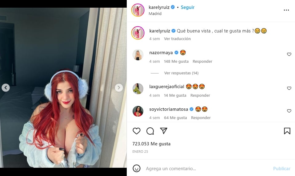 Karely Ruiz presume su cuerpo
