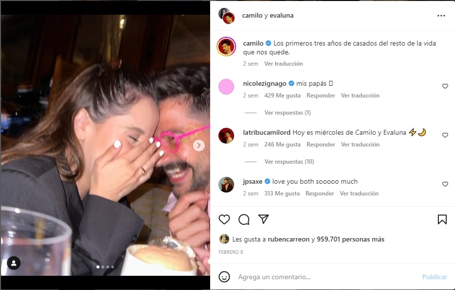 Evaluna se deja ver en sostén