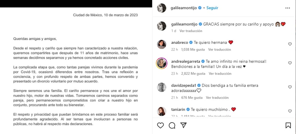 Se cumple predicción de Mhoni Vidente sobre divorcio de Galilea