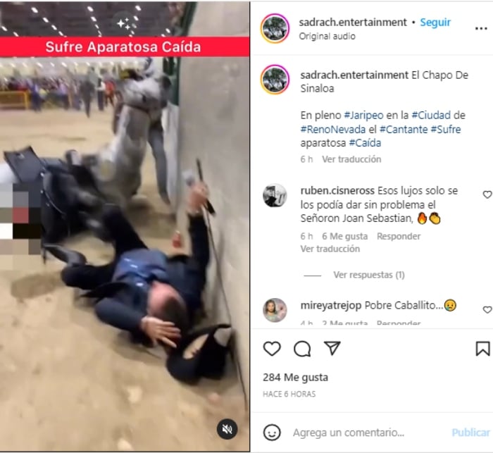 El Chapo of Sinaloa suffers a terrible fall