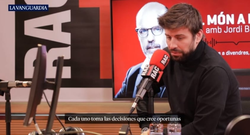 Gerard Piqué responde cuestionamientos sobre Shakira