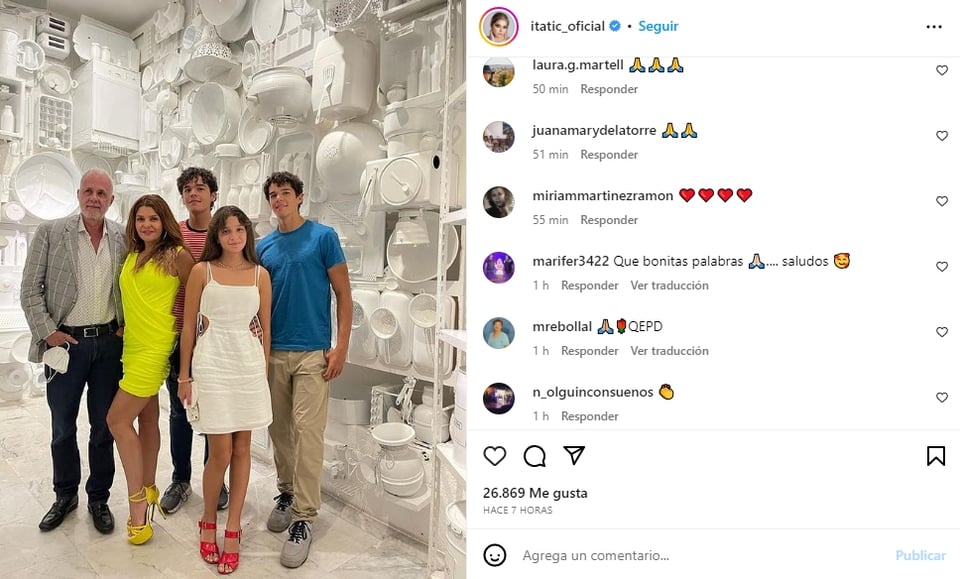 Itatí Cantoral rompe el silencio sobre la muerte de Raúl Padilla