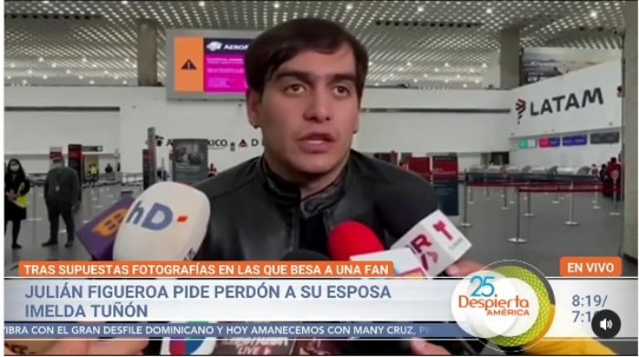 Julián Figueroa's infidelity resurfaces