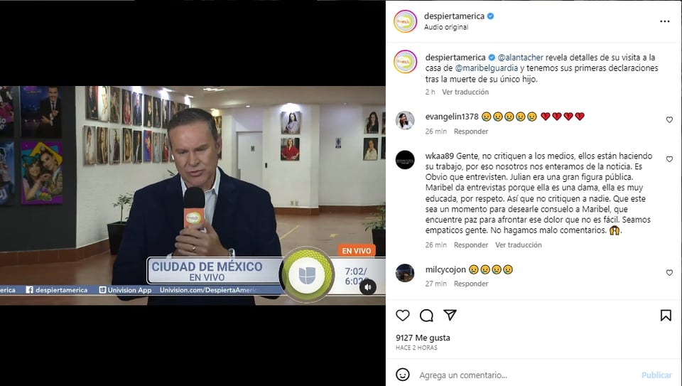 Alan Tacher revela cómo su fue encuentro con Maribel Guardia