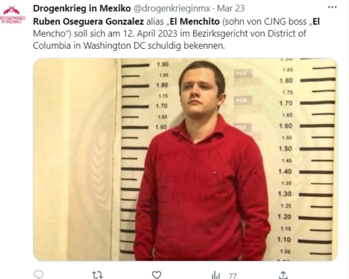 Hijo de 'El Mencho' podría reconsiderar acuerdo de culpabilidad