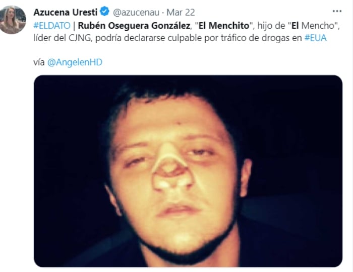 Hijo de 'El Mencho' podría reconsiderar acuerdo de culpabilidad