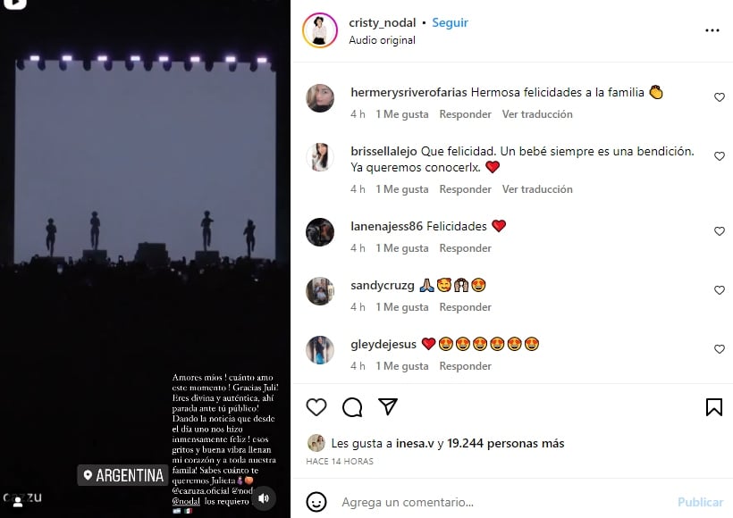 Mamá de Christian Nodal reacciona al embarazo de Cazzu