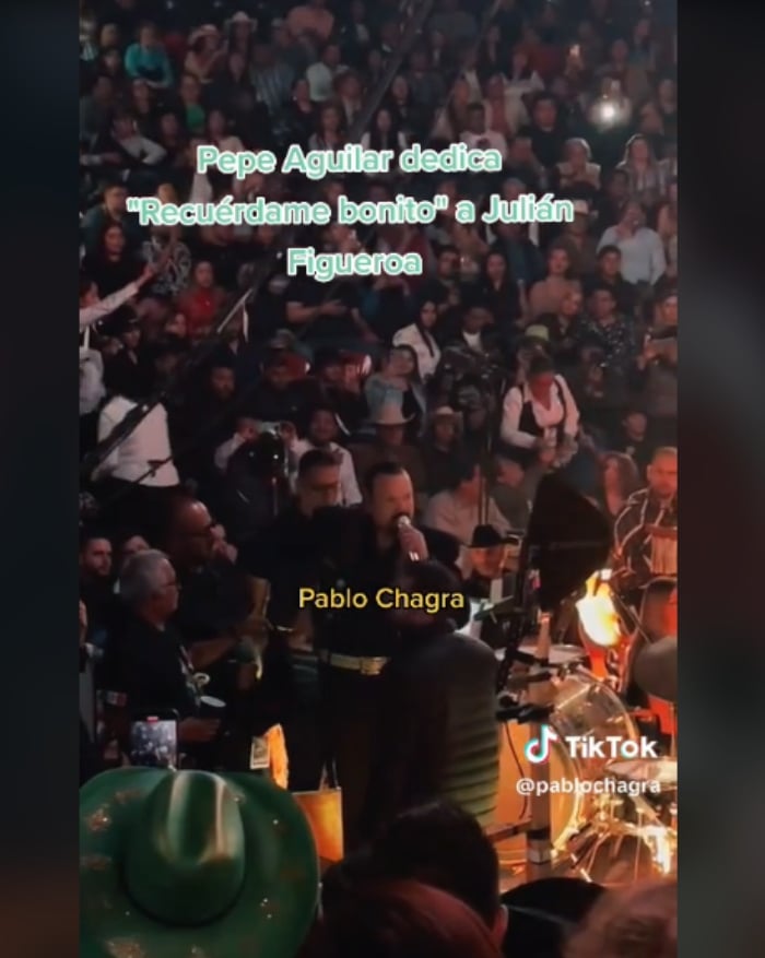 Pepe Aguilar le dedica canción a Julián Figueroa