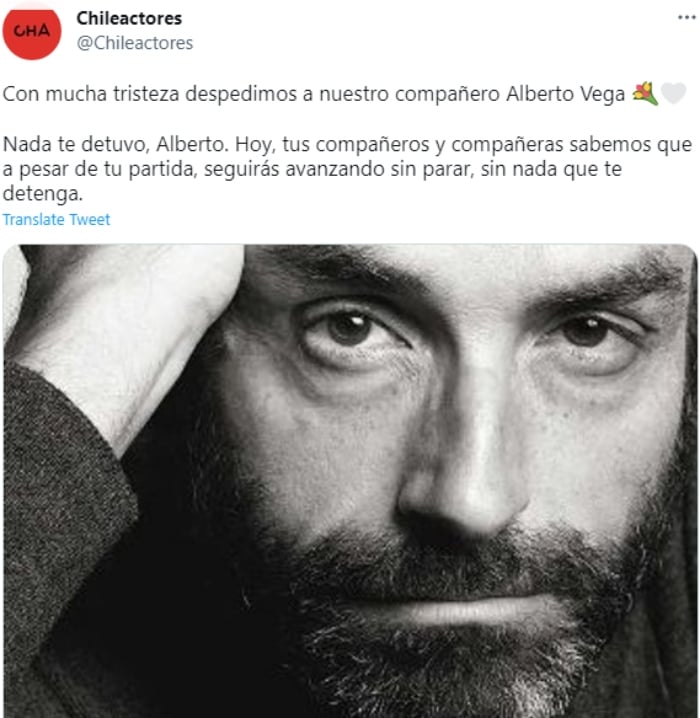 Alberto Vega dies