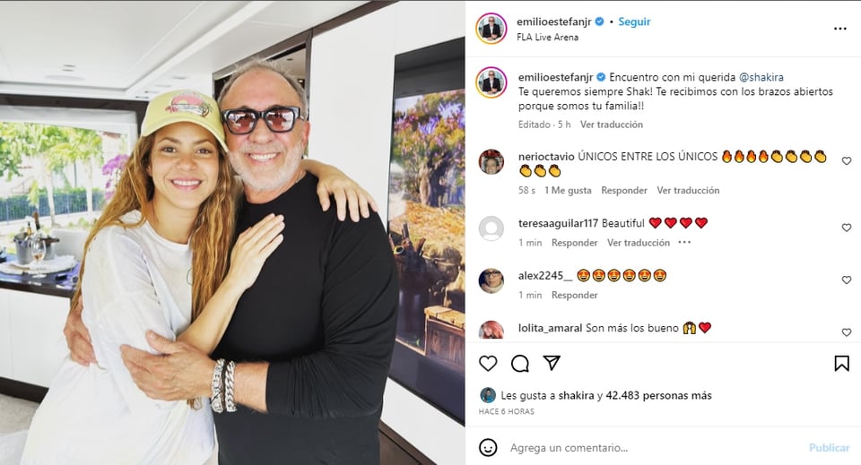 Captan a Shakira con otro hombre