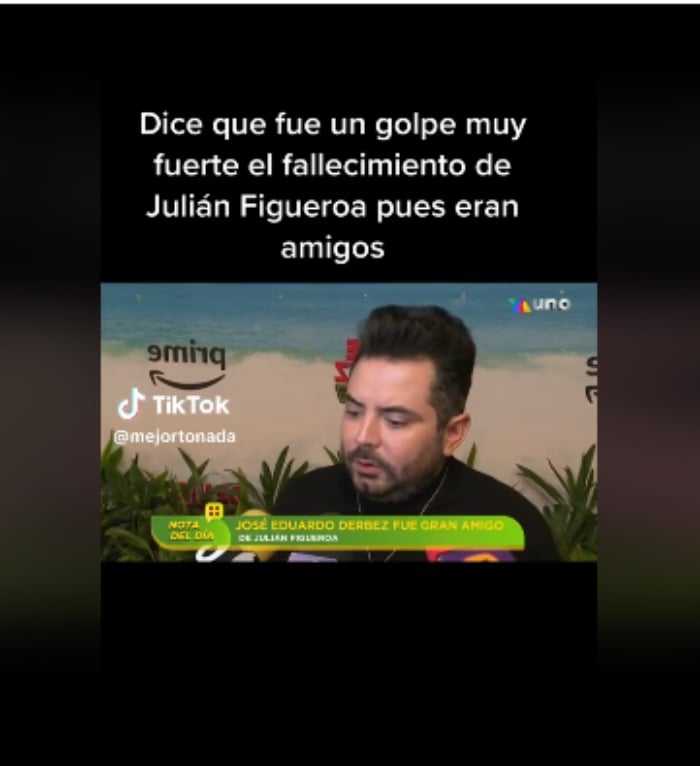 José Eduardo speaks after the death of Julián Figueroa