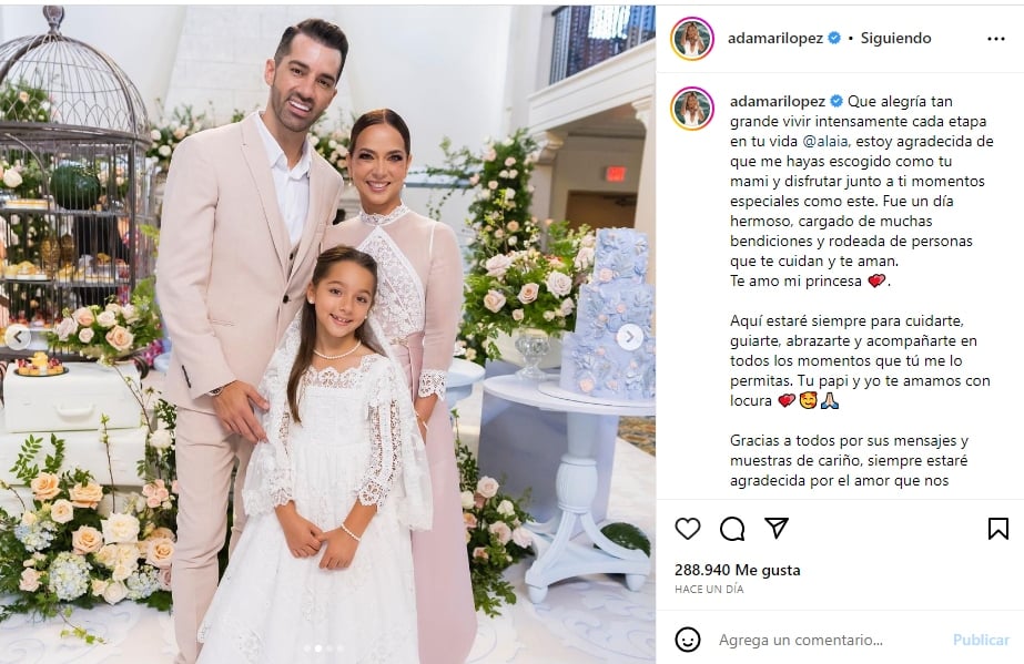 Maribel Guardia manda emotivo mensaje a Adamari