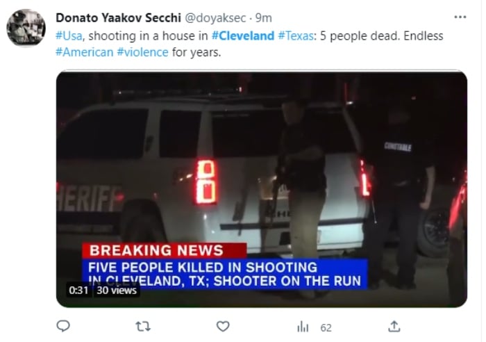 Hombre en estado de ebriedad mata a 5 personas en Cleveland