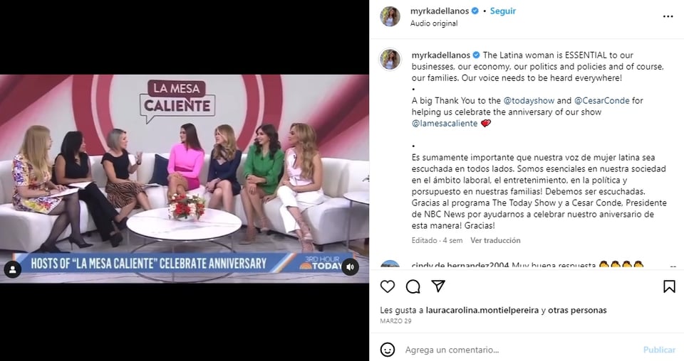 Myrka Dellanos was hospitalized