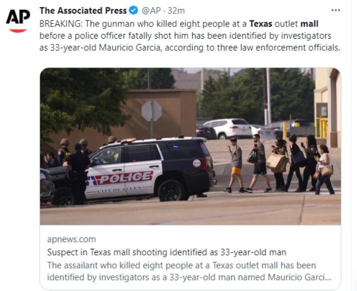 Texas mall shooting suspected shooter