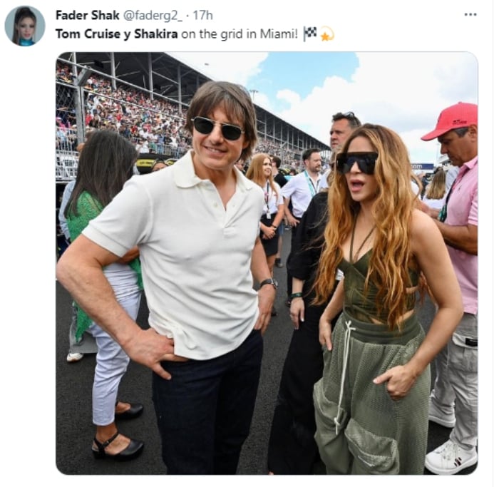 Shakira y Tom Cruise juntos en Miami