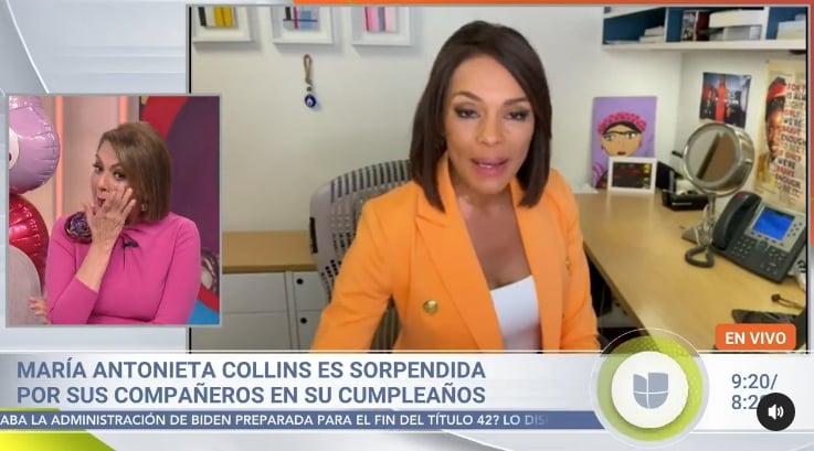 Jorge Ramos y otros famosos hacen llorar a María Antonieta Collins
