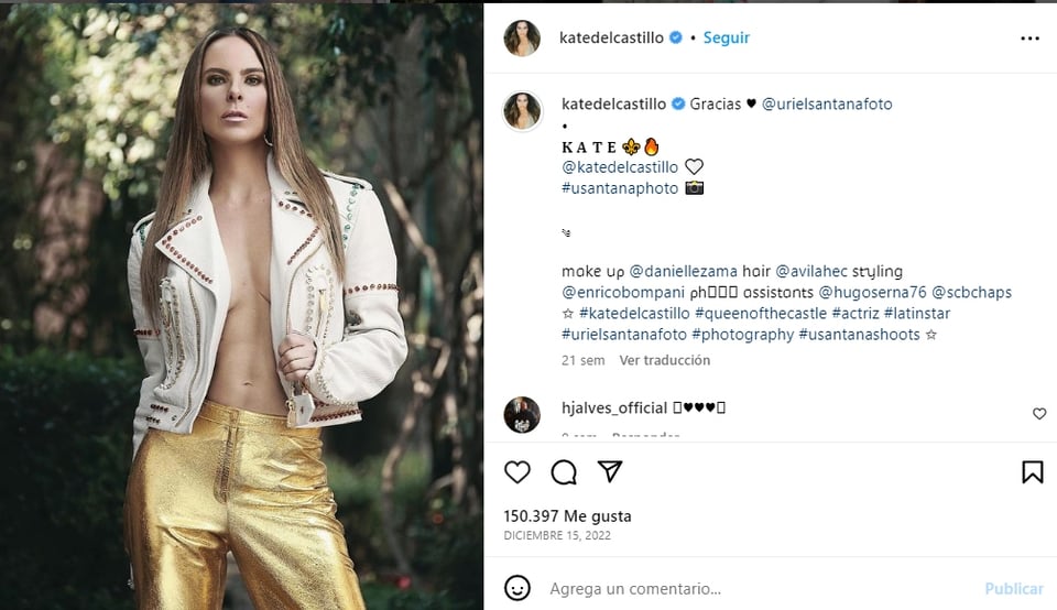 Kate del Castillo pronunciado escote