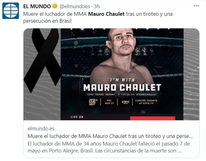Muere el luchador Mauro Chaulet