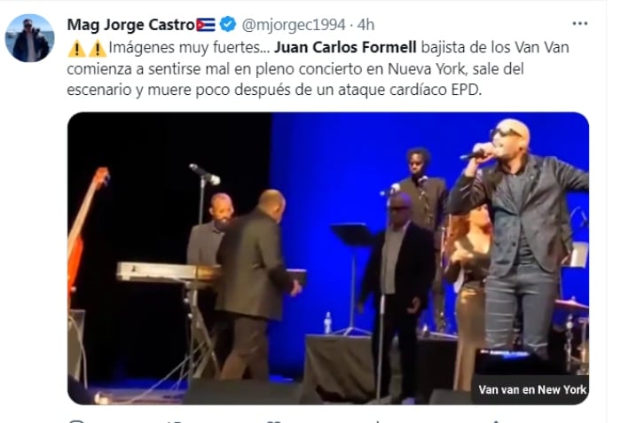 Muere el músico Juan Carlos Formell