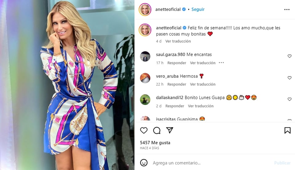 Host Anette Cuburu from VLA is fired