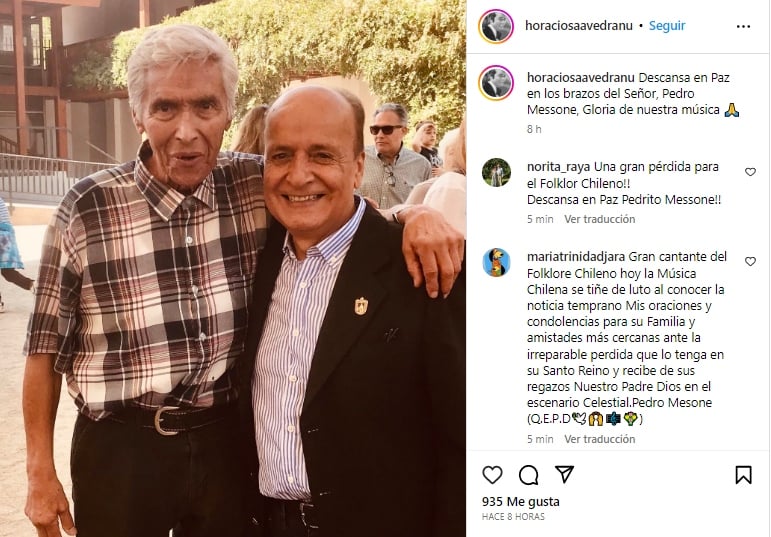 Muere Pedro Messone