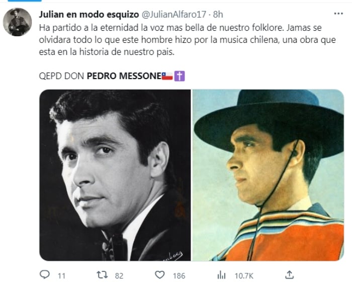 Muere Pedro Messone