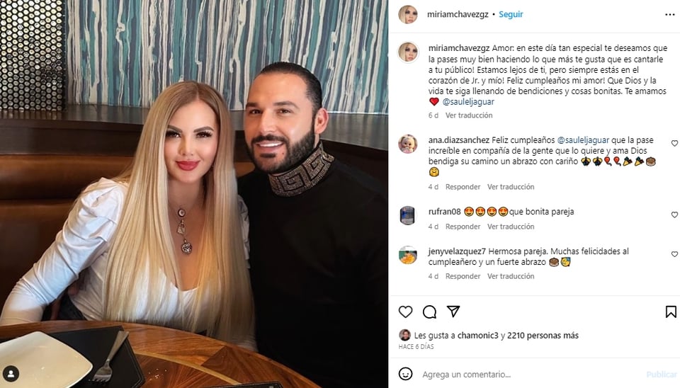Esposa de Saúl El Jaguar sufre accidente