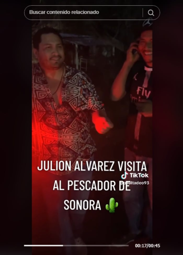 Julión Álvarez pide 'fiado' a un pescador