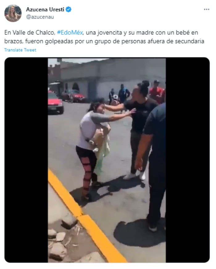 Estudiante y su mamá reciben tremenda golpiza