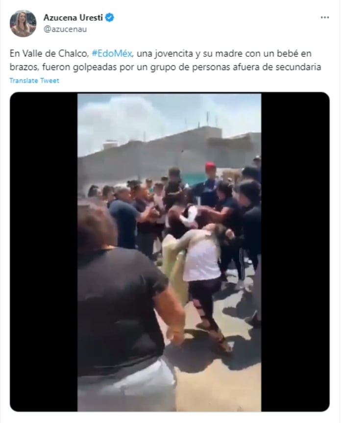 Estudiante y su mamá reciben tremenda golpiza