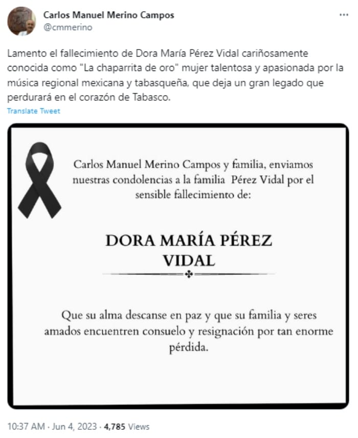 Muere la actriz Dora María