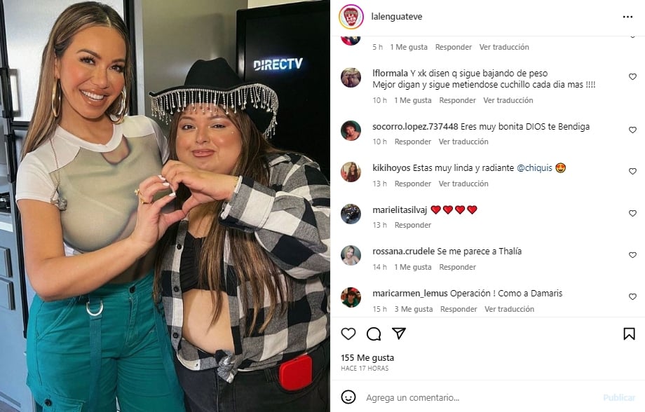 Chiquis and her sister Jenicka make an impact by showing their physical change