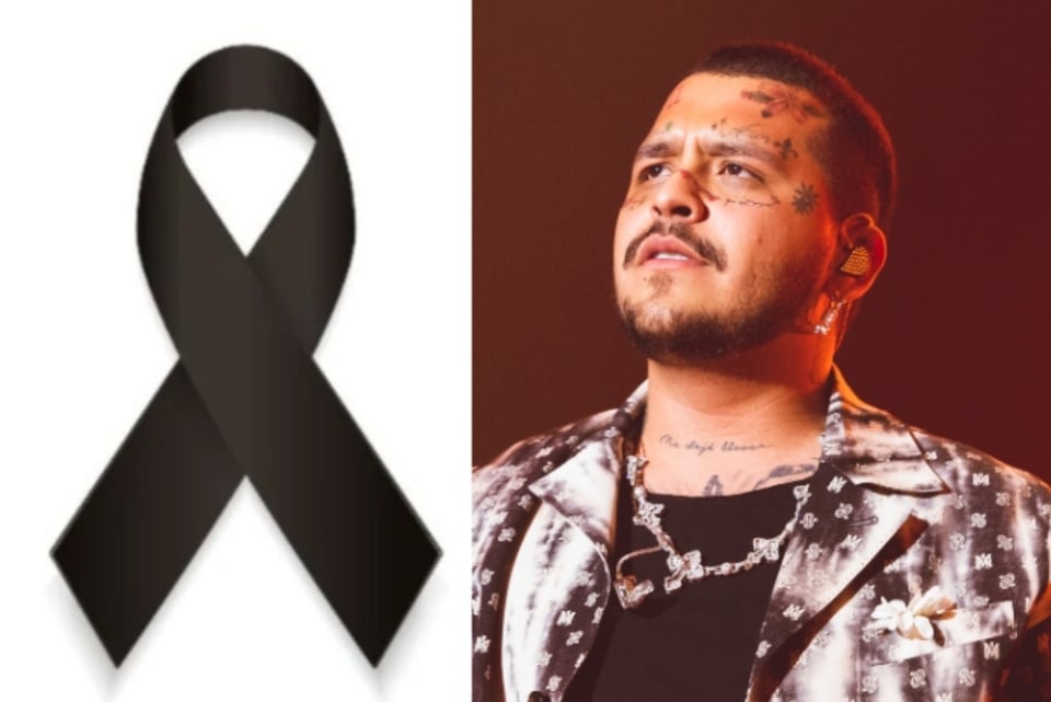 El cantante Christian Nodal se viste de luto y lanza desgarrador mensaje