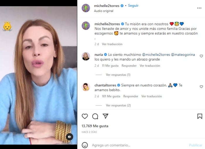 Michelle Torres perdió cuarto bebé