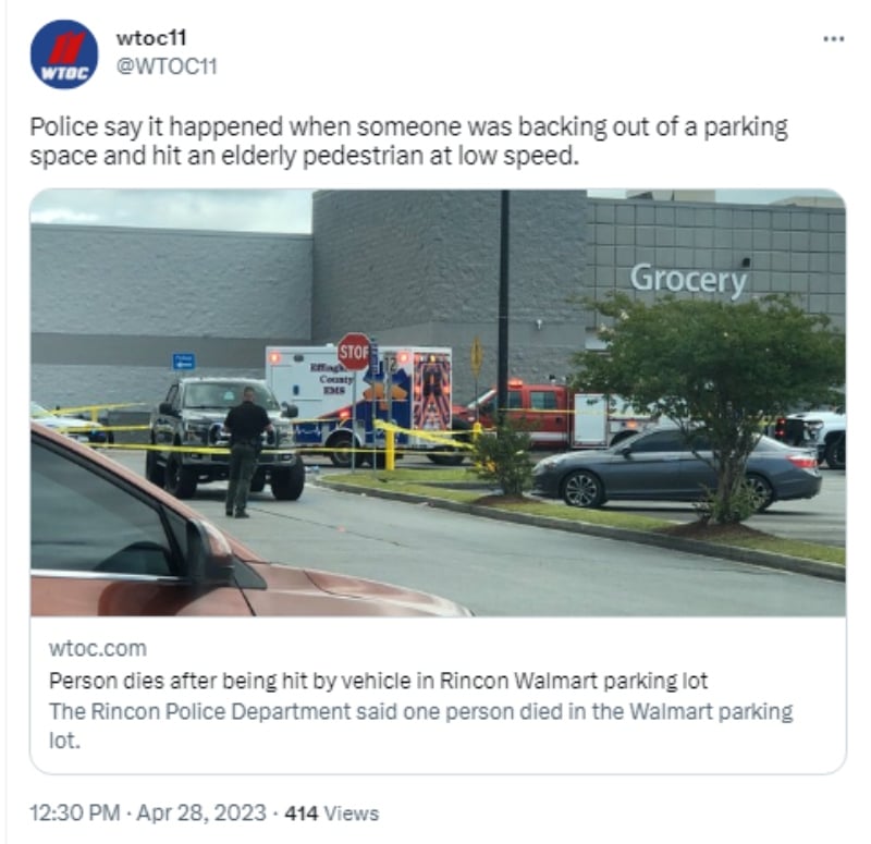 Muere mujer estacionamiento Walmart: ¿Cómo sucedió?