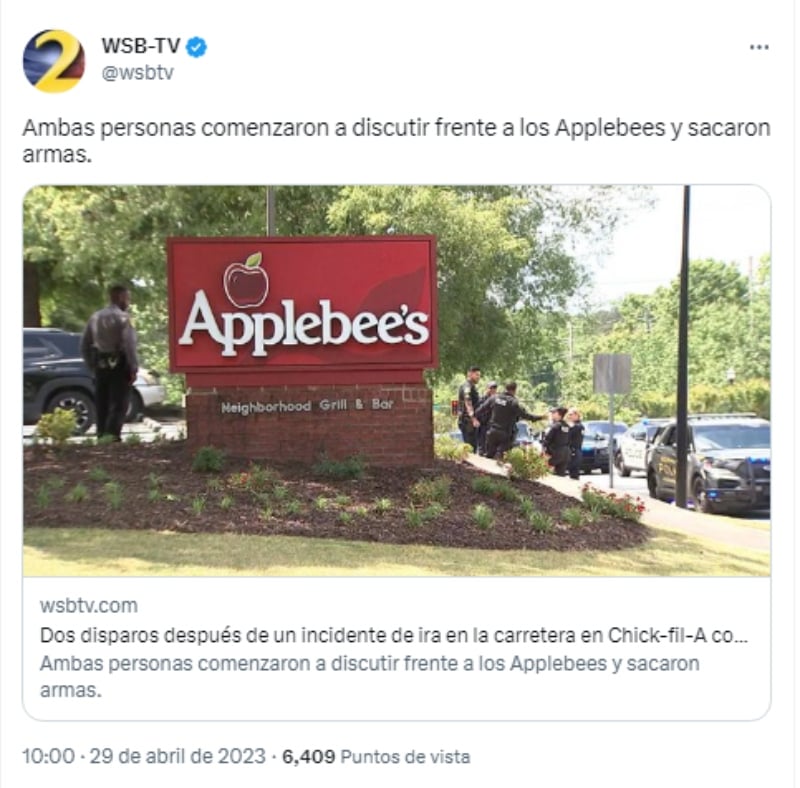 Compradores provocan tiroteo en un Chick fil A