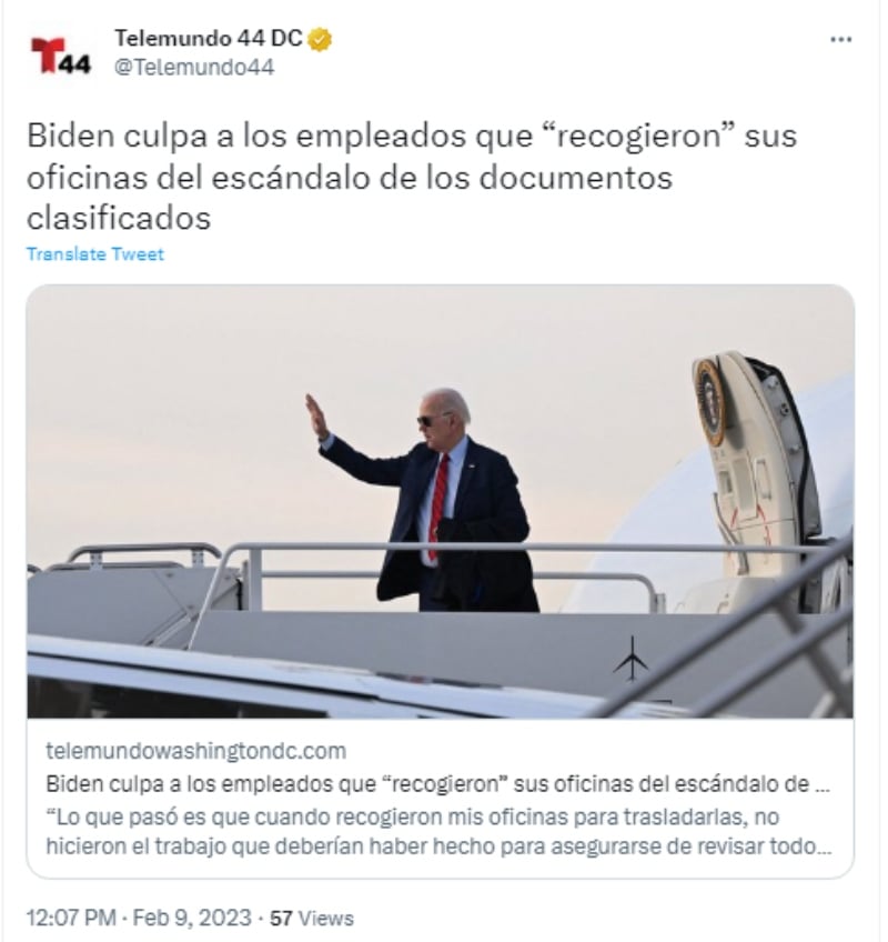 Se han encontrado papeles clasificados en dos oficinas frecuentadas por Biden
