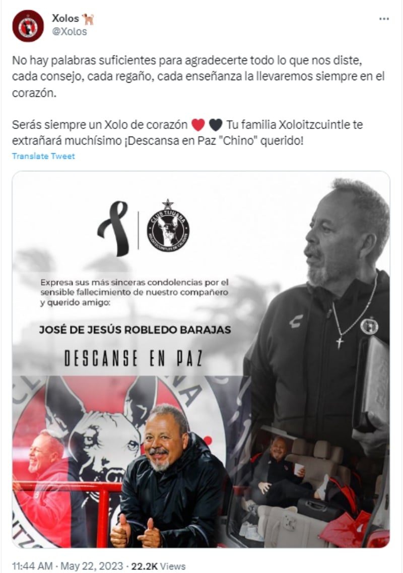 Anuncian inesperada muerte