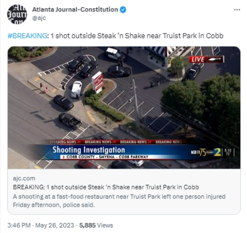 Tiroteo en Steak n' Shake deja saldo