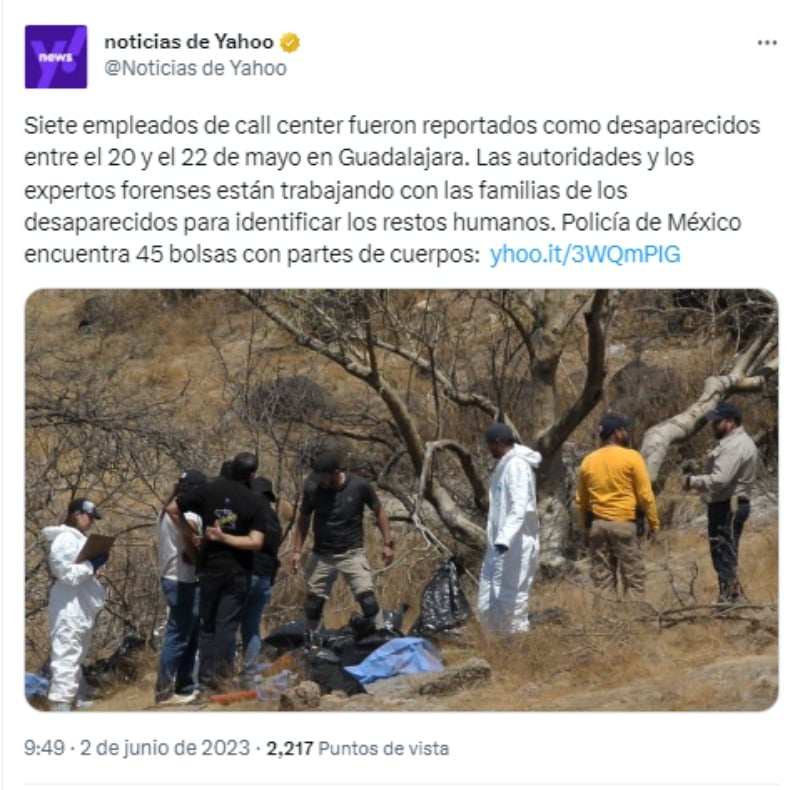 Buscan trabajadores de un Call Center desaparecidos