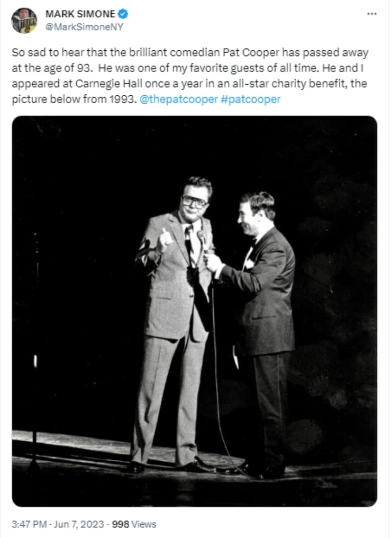 "Fue uno de mis invitados favoritos de todos los tiempos"