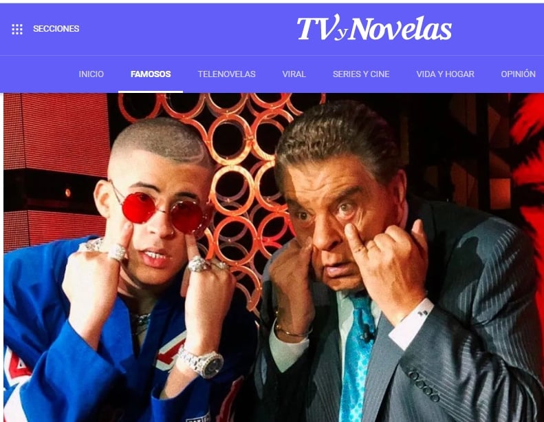 Bad Bunny le hizo el feo a Don Francisco