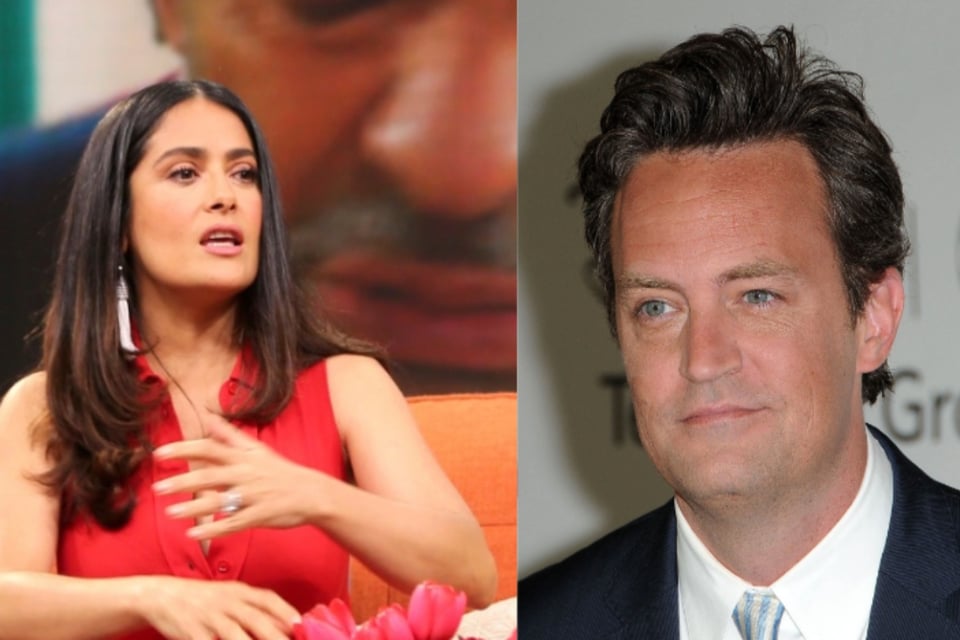 Salma Hayek de luto manda devastador mensaje por Matthew Perry