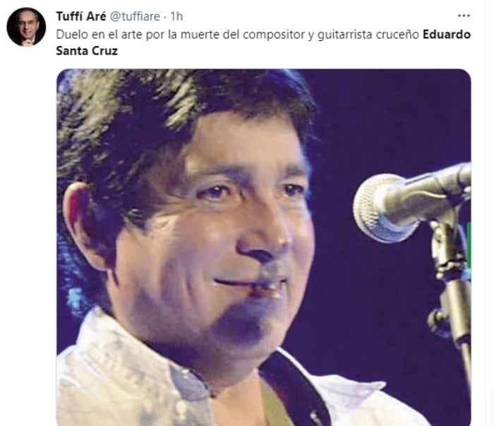 Muere Eduardo Santa Cruz