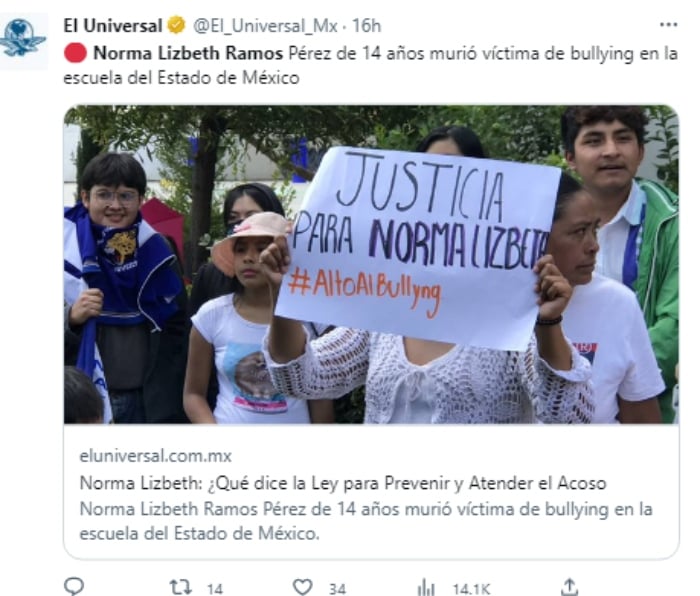 Detienen presunta homicida de Norma Lizbeth