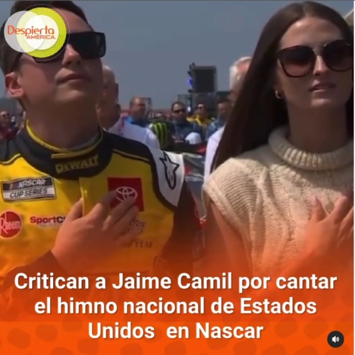 Jaime Camil interpreta el Himno Nacional de Estados Unidos