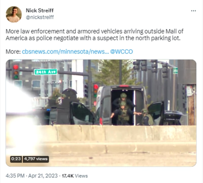 Fuerte presencia policiaca