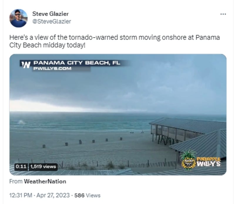 Fuerte tormenta provoca lluvia de granizo