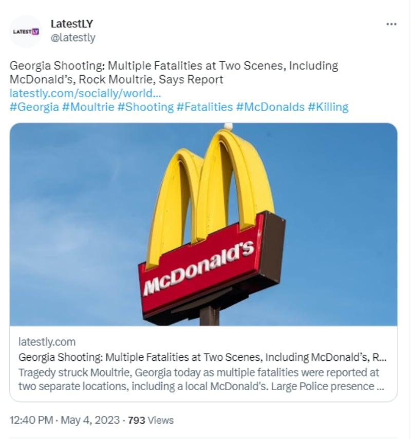 Tragedia en famoso restaurante de comida rápida Tiroteo McDonald's saldo mortal